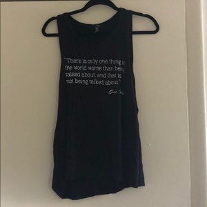Oscar Wilde quote tank